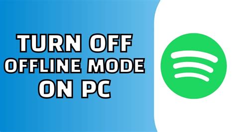 how to turn offline mode on spotify pc