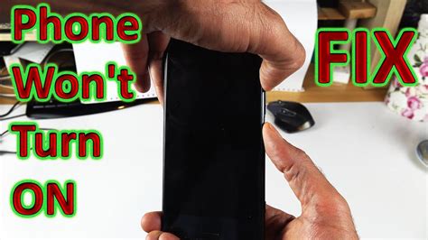 how to turn on a phone that won't turn on