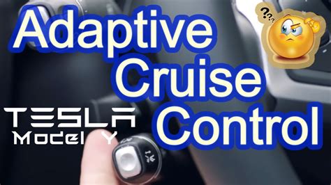how to turn on adaptive cruise control tesla