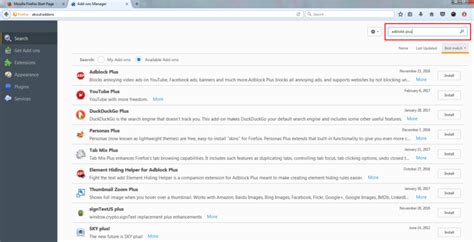 how to turn on adblock on firefox