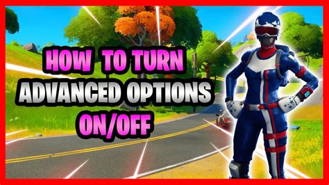 how to turn on advanced settings