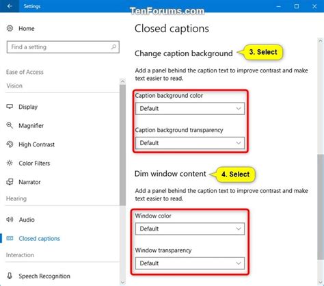how to turn on closed captions on pc