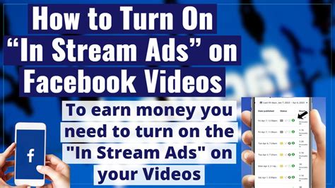 how to turn on in stream ads on facebook page
