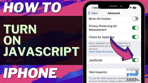how to turn on javascript in mobile