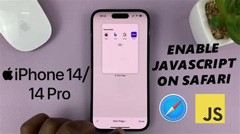 how to turn on javascript on iphone 14