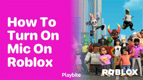 how to turn on mic on roblox ps4