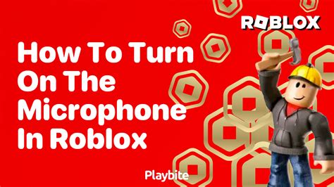how to turn on microphone in roblox