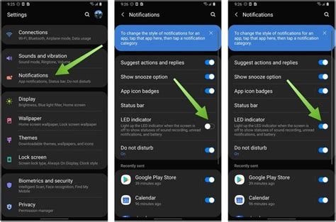 how to turn on notifications for text messages android