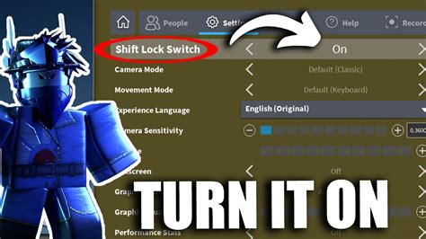how to turn on shift lock on keyboard roblox xbox