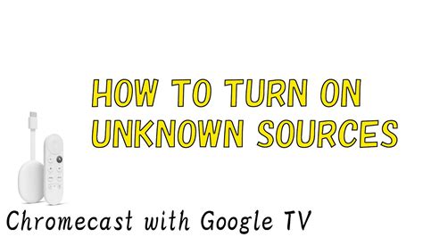 how to turn on unknown sources on android tv
