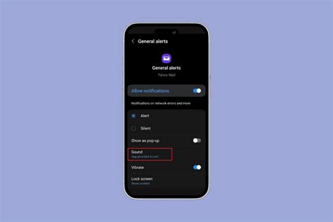 how to turn on yahoo email notifications on android