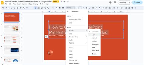 how to turn powerpoint into google slides without losing formatting