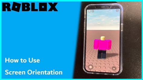 how to turn roblox screen on phone
