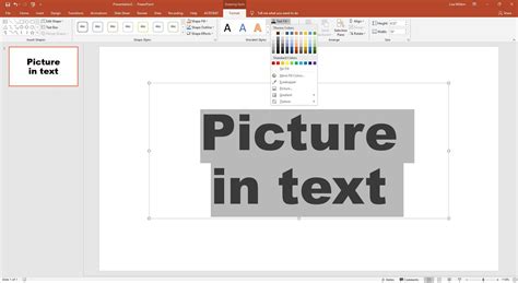 how to turn text into picture in powerpoint