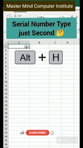 how to type 1 to 1000 in excel