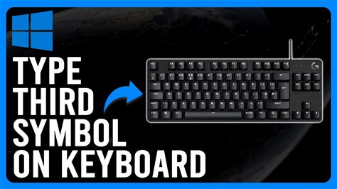 how to type 3rd symbol on keyboard