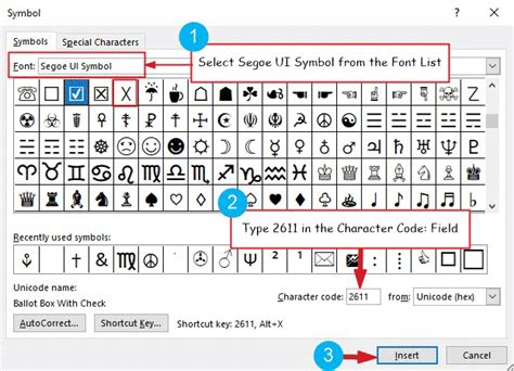 how to type box symbol in word