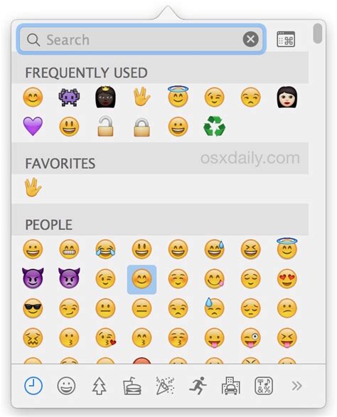how to type emoji keyboard mac