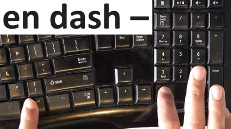 how to type en dash on mac keyboard