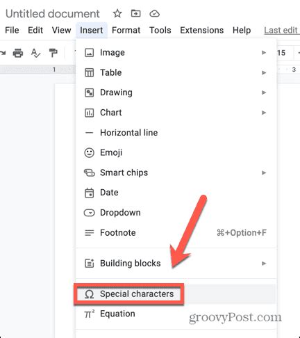 how to type exponents on mac google docs