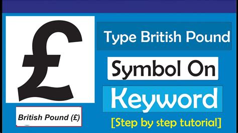 how to type gbp symbol