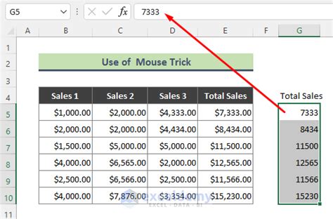 how to type in excel without formula