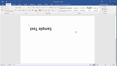 how to type inverted in word