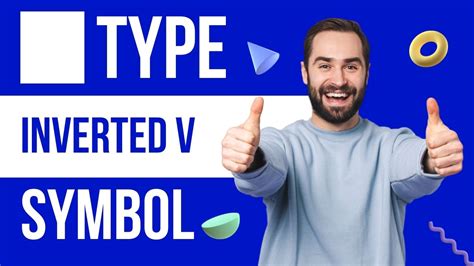 how to type inverted v