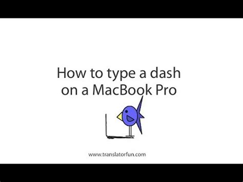 how to type long dash in macbook