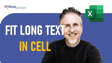 how to type long word in excel