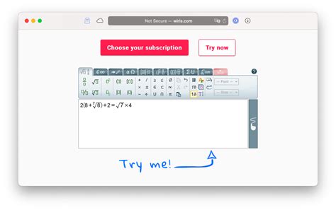 how to type math equations on mac