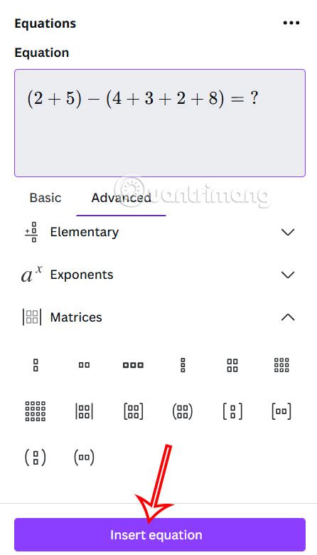 how to type math symbols on canva mac