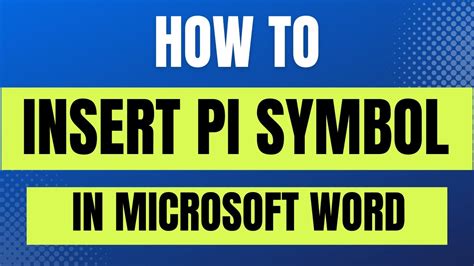 how to type pi in word on ipad