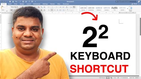 how to type power of 2 in excel shortcut