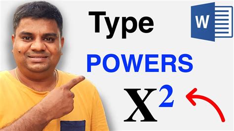 how to type power of 2 in powerpoint