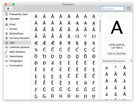 how to type special characters on mac keyboard