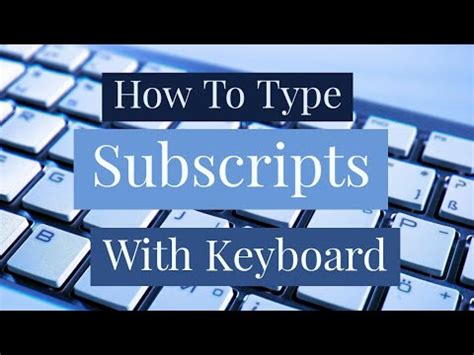 how to type subscript in ipad