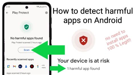 how to unblock harmful apps on android