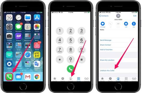 how to unblock number on apple iphone