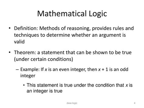how to understand mathematical logic