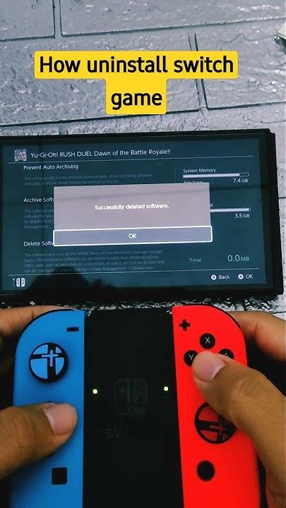 how to uninstall a game on switch lite