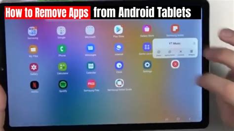 how to uninstall app from android tablet