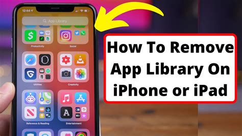 how to uninstall app from iphone library