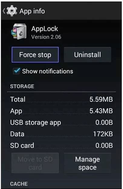 how to uninstall app lock on android