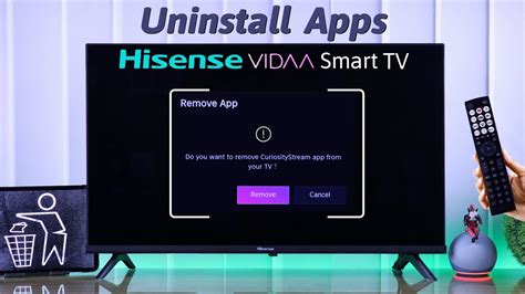 how to uninstall app on hisense smart tv