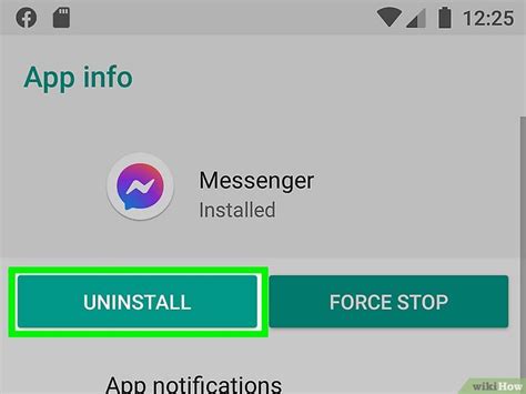 how to uninstall app updates on android 14