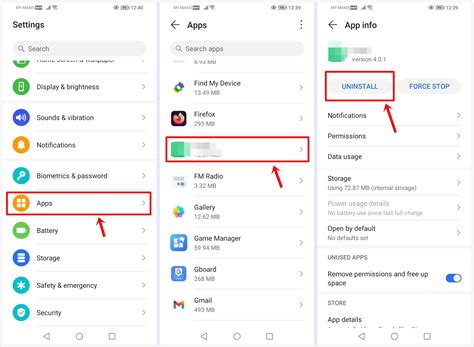 how to uninstall apps in safe mode