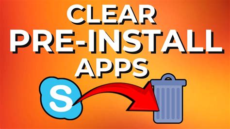 how to uninstall preinstalled apps