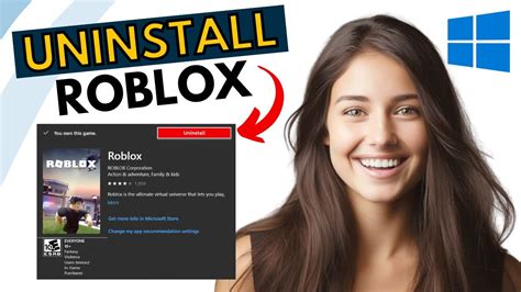how to uninstall roblox on pc windows 10
