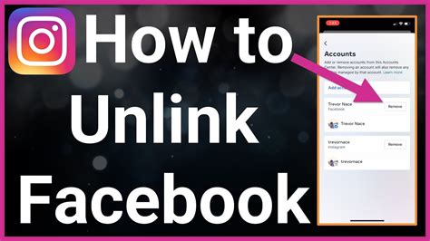 how to unlink contacts from facebook